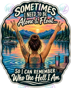 sometimes i need to be alone and float watermarked preview