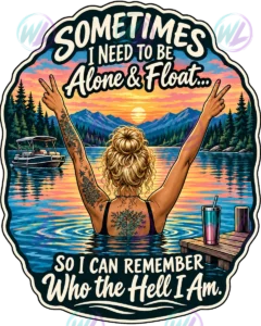 sometimes i need to be alone and float blonde watermarked preview