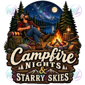 campfire nights and starry skies watermarked preview