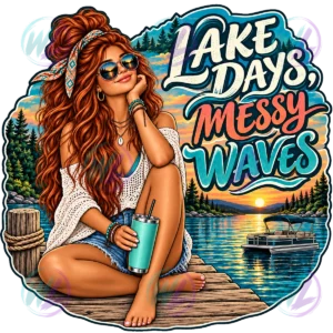 lake days messy waves red watermarked preview
