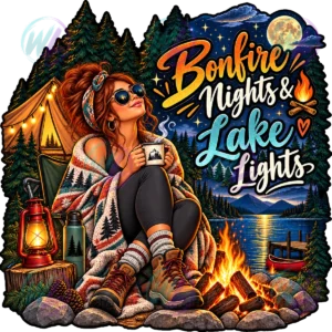 bonfire nights and lake lights red watermarked preview